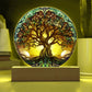 Stained Glass Style Tree of Life Acrylic Art