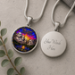 Mount Rushmore Necklace or Keychain Stained Glass Style USA Commemorative 250 Years of Liberty Limited Edition Keepsake