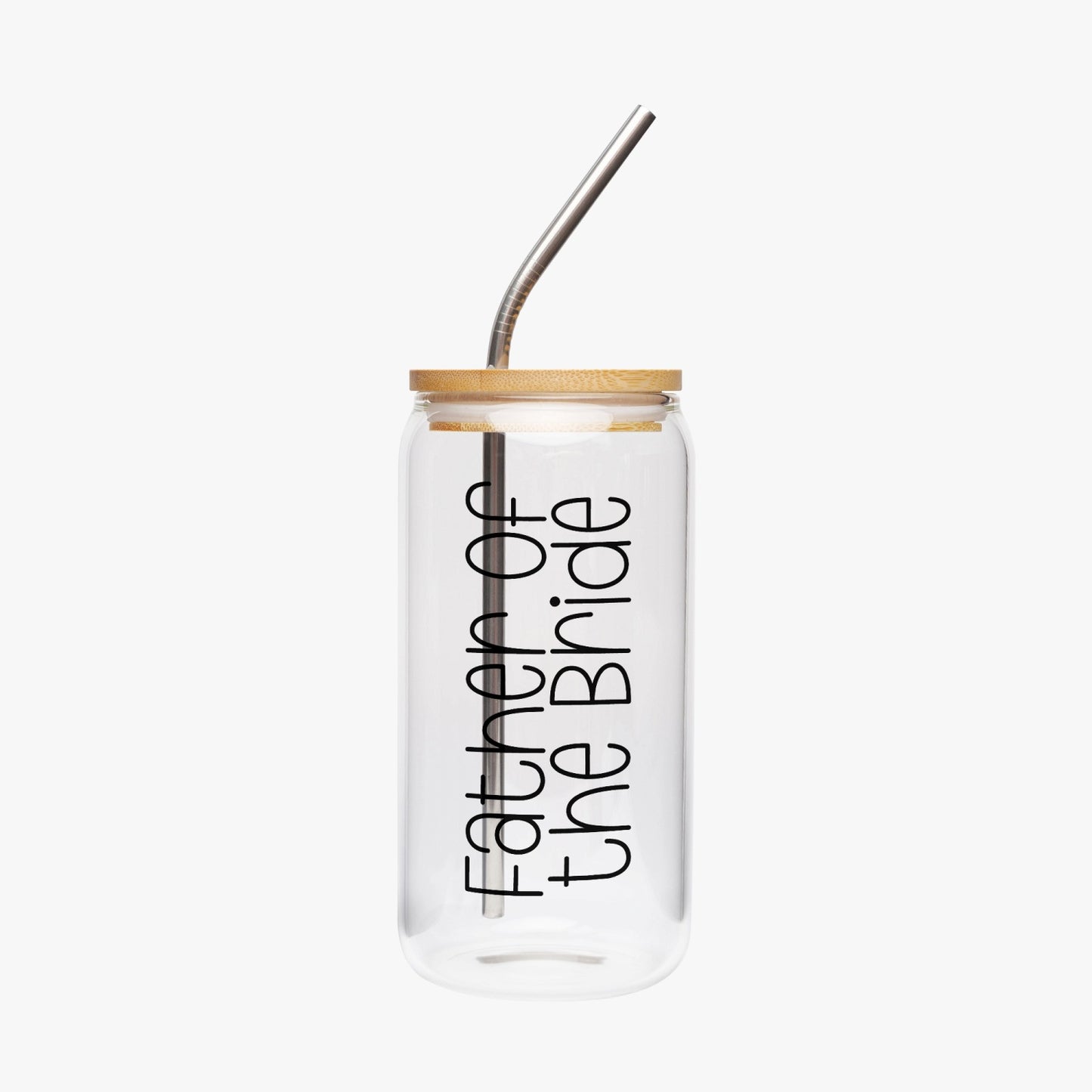 Father of the Bride Tumbler with Bamboo Lid