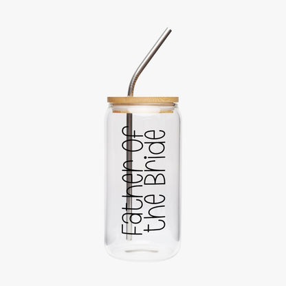 Father of the Bride Tumbler with Bamboo Lid