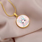 Crochet Bunny Necklace or Keychain, Cute Easter Bunny Jewelry, Pastel Rabbit Pendant for Teen Girl, Easter Basket Stuffer Gift