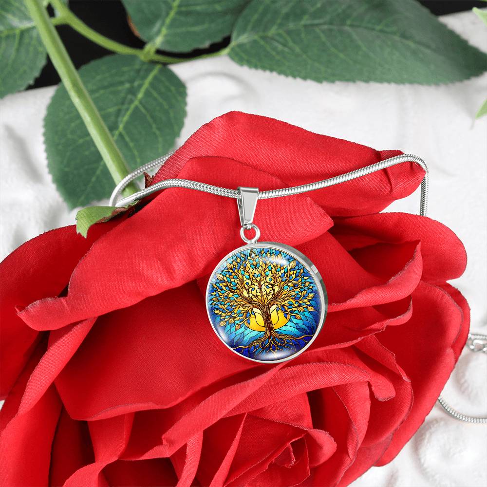 Stained Glass Jewelry - Necklace and Bangle