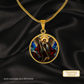 Archangel Michael Necklace or Keychain, Saint Michael Catholic Necklace, Protection Jewelry, Religious Keepsake Gift