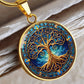 Stained Glass Tree of Life Necklace