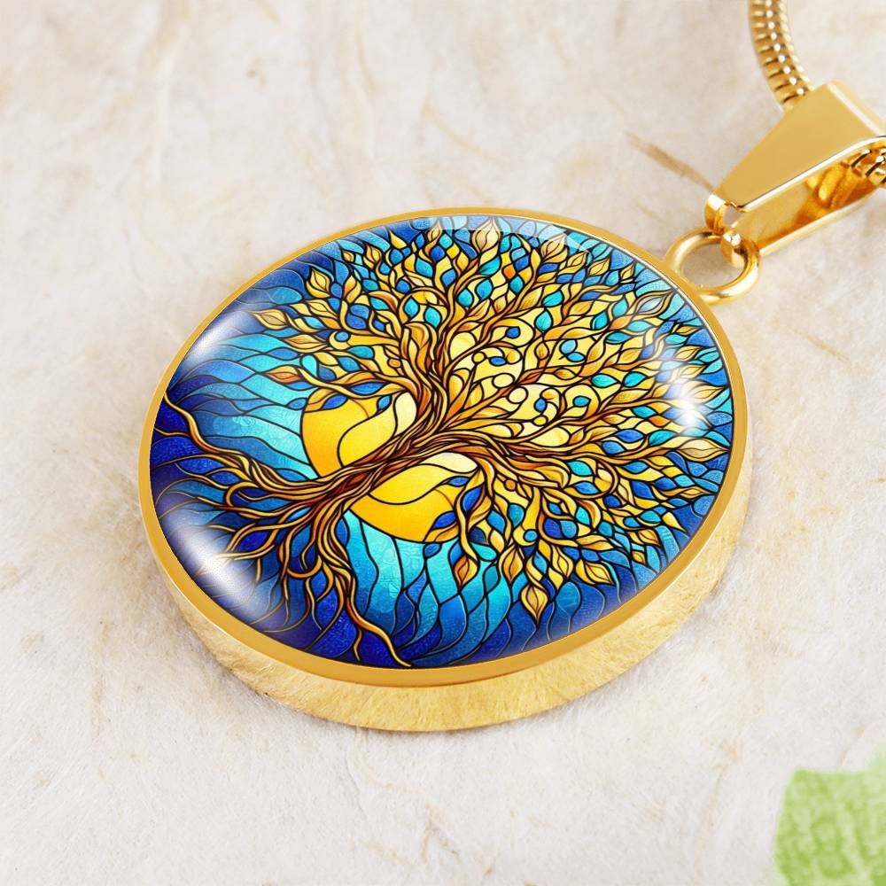 Stained Glass Jewelry - Necklace and Bangle