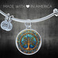 Stained Glass Tree of Life Necklace and Bracelet