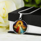 Divine Mercy Jesus Necklace or Keychain, Catholic Jesus I Trust in You Jewelry, Christian Faith Pendant Gift