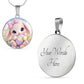 Cute Bunny Necklace or Keychain, Easter Bunny Jewelry, Pastel Rabbit Pendant for Teen Girl, Easter Basket Stuffer Gift