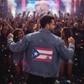 Unisex Puerto Rico Flag Coqui Denim Jacket