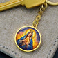 Immaculate Heart of Mary Necklace or Keychain, Catholic Marian Jewelry, Blessed Virgin Mary Pendant, Christian Faith Gift