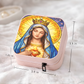 Immaculate Heart of Mary Necklace or Keychain, Catholic Marian Jewelry, Blessed Virgin Mary Pendant, Christian Faith Gift