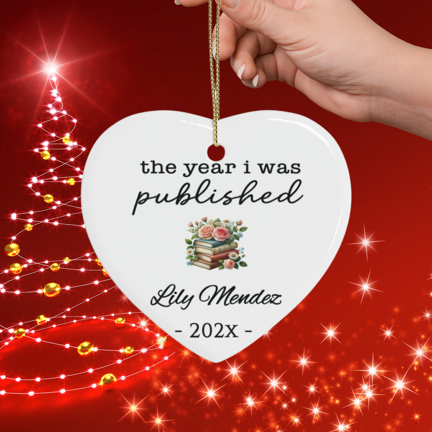 Personalized Author Plaque, The Year I Was Published, Custom Published Author Gift, New Writer Keepsake, Bestselling Book, Literary Gift