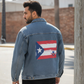 Unisex Puerto Rico Flag Coqui Denim Jacket