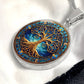 Stained Glass Tree of Life Necklace