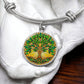 Stained Glass Tree of Life Jewelry - Silver and Gold