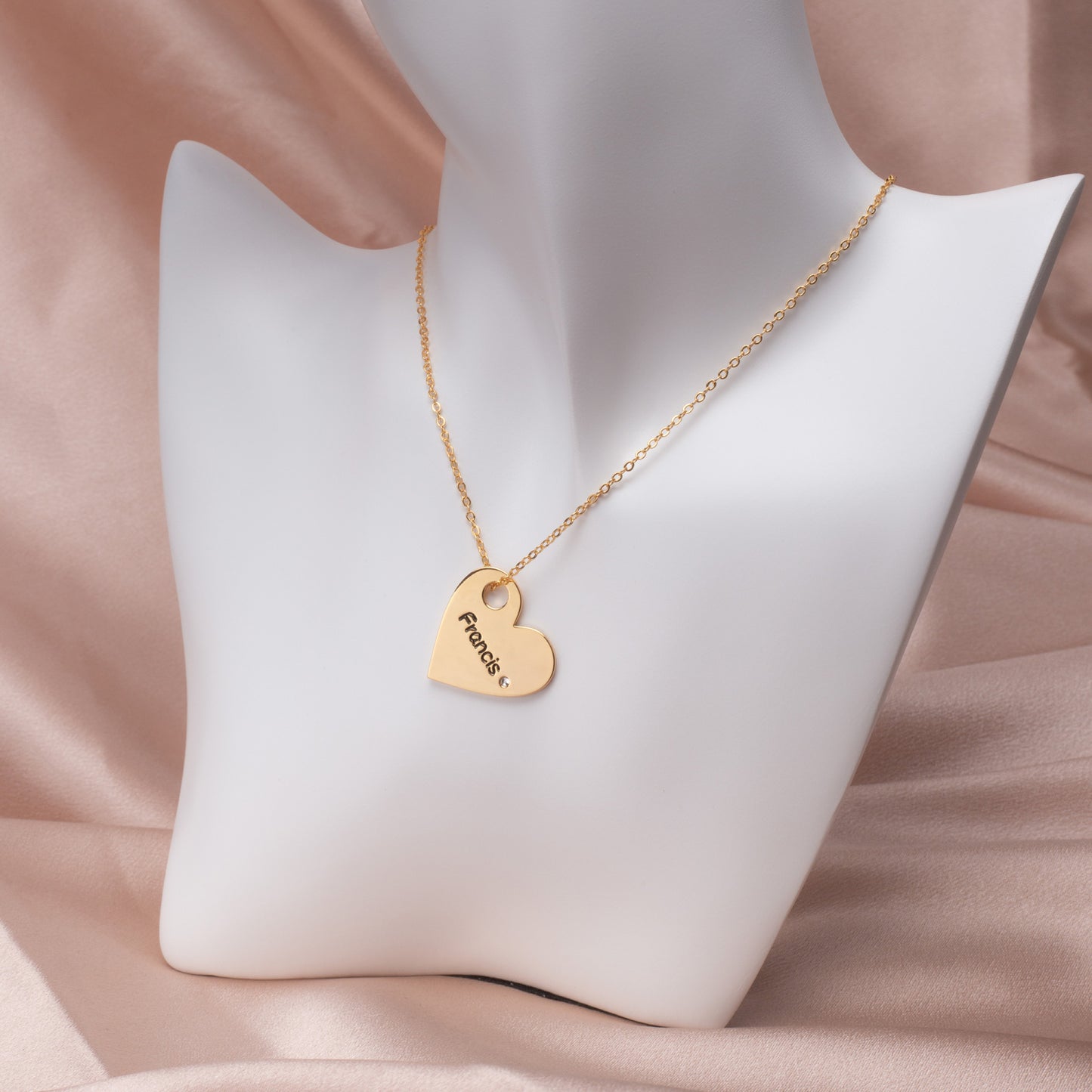 Dainty Heart Choker- 925Silver