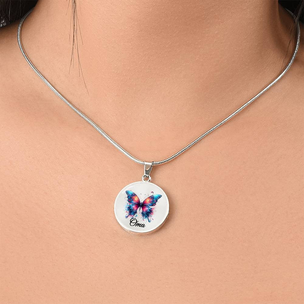 Mama Butterfly Necklace