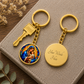 Mary and Baby Jesus Necklace or Keychain, Catholic Necklace, Virgin Mary Jewelry, Religious Keepsake Gift