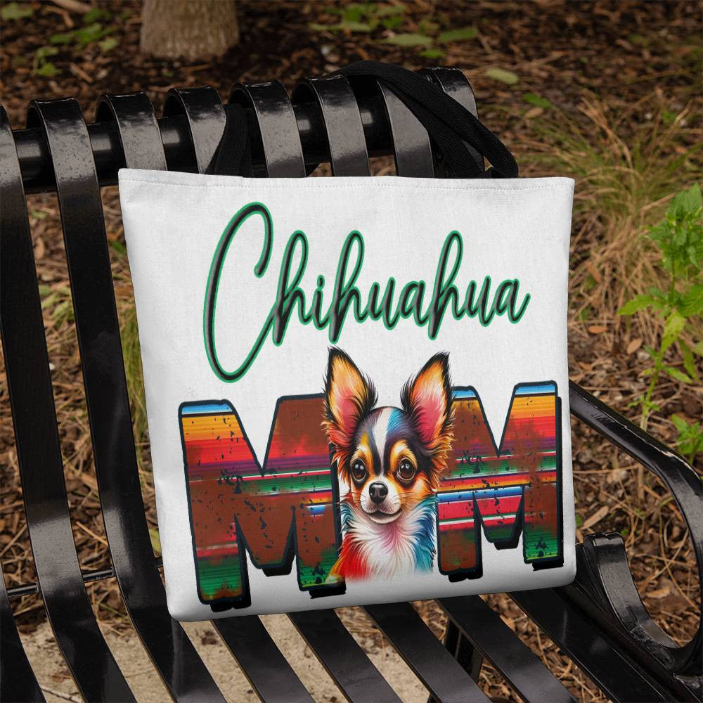 Custom Chihuahua Mom Tote Bag
