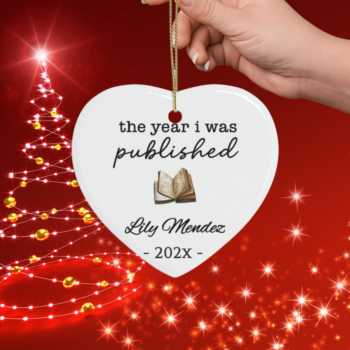 Personalized Author Plaque, The Year I Was Published, Custom Published Author Gift, New Writer Keepsake, Bestselling Book, Literary Gift