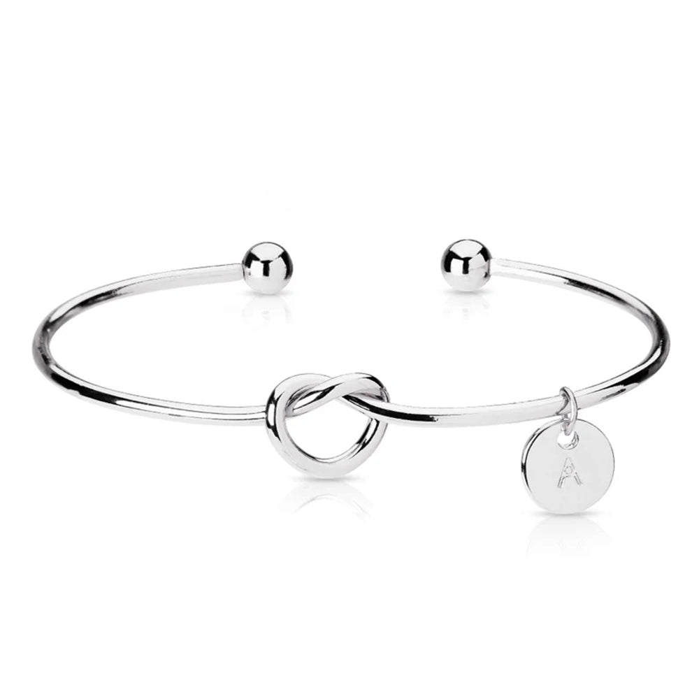 Initial Charm Bangle