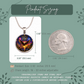 America 250 Years Necklace or Keychain Stained Glass Style Patriotic USA Eagle Commemorative Limited Edition