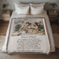 Personalized Grandpas Dad Blanket, Custom Grandpa Gift with Kids Name, Father’s Day Gift from Kids, Sentimental Gift for Dad, Custom Family