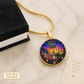 America 250 Years Necklace or Keychain Stained Glass Style USA Commemorative Limited Edition Patriotic Keepsake