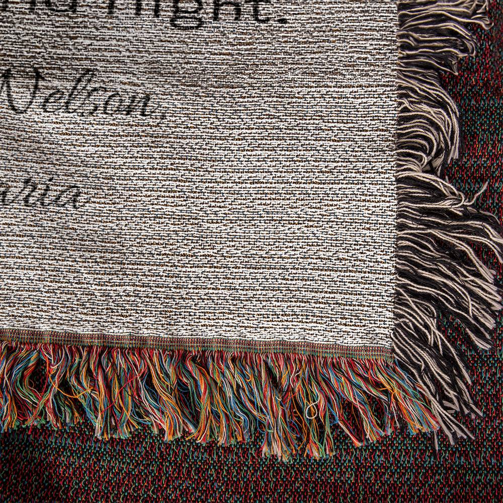 Personalized Grandpas Dad blanket, Custom Grandpa Gift with Kids Name, Father’s Day Gift from Kids, Sentimental Gift for Dad, Custom Family
