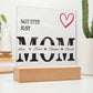 Personalized Just Mom Plaque