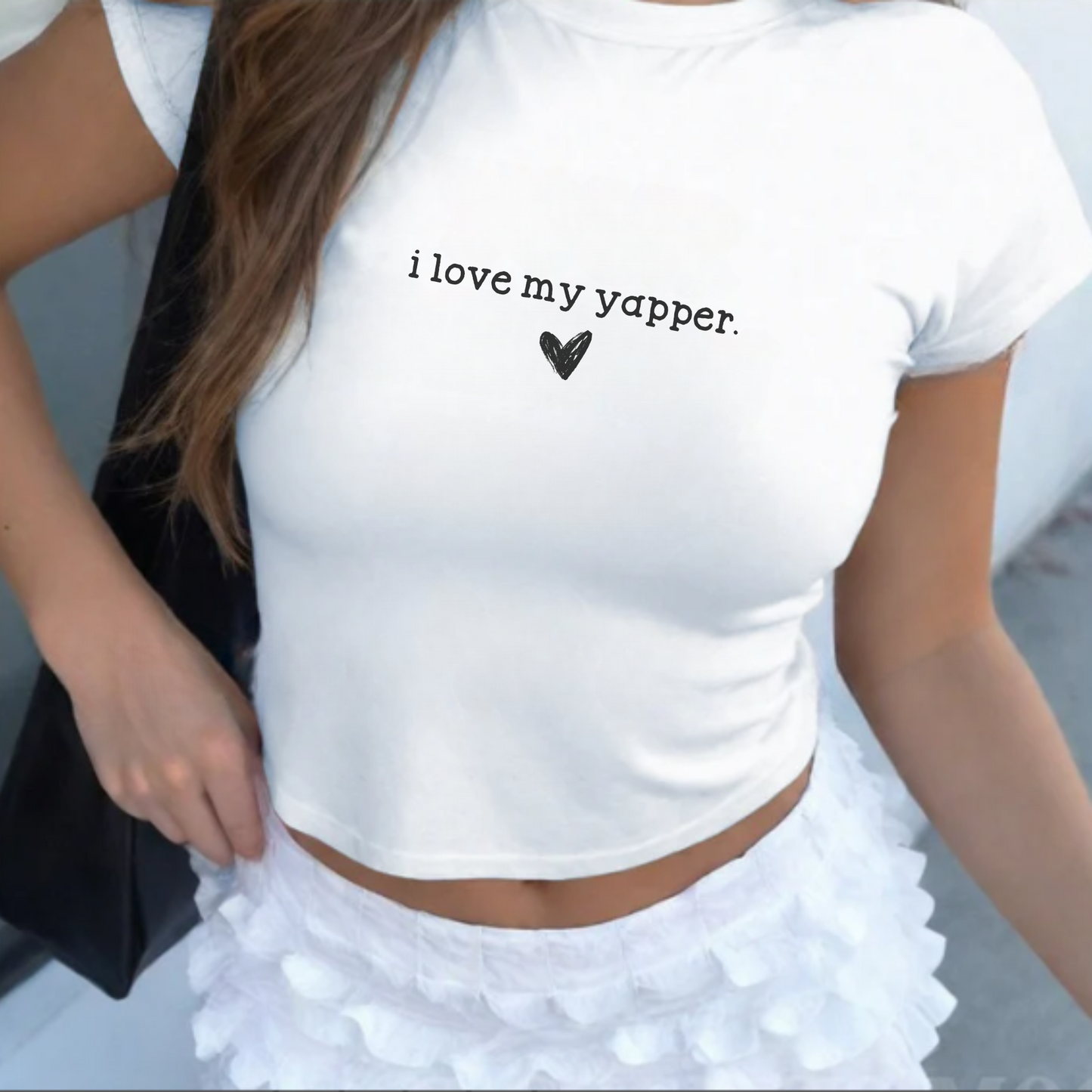 I Love My Yapper Baby Tee