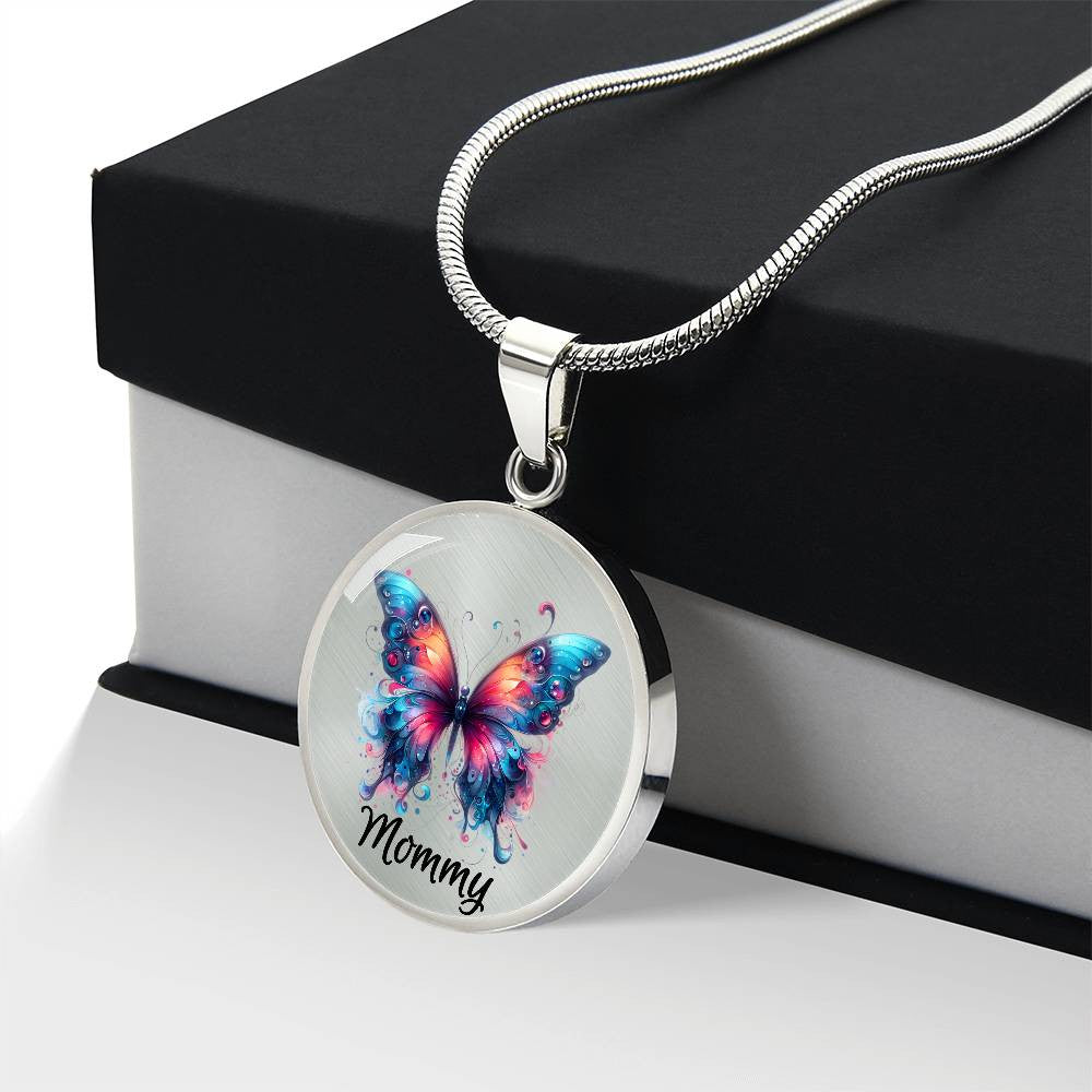 Mama Butterfly Necklace