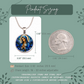 Virgin Mary Necklace or Keychain, Catholic Necklace, Blessed Mother Jewelry, Religious Keepsake Gift