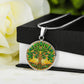 Stained Glass Tree of Life Jewelry - Silver and Gold