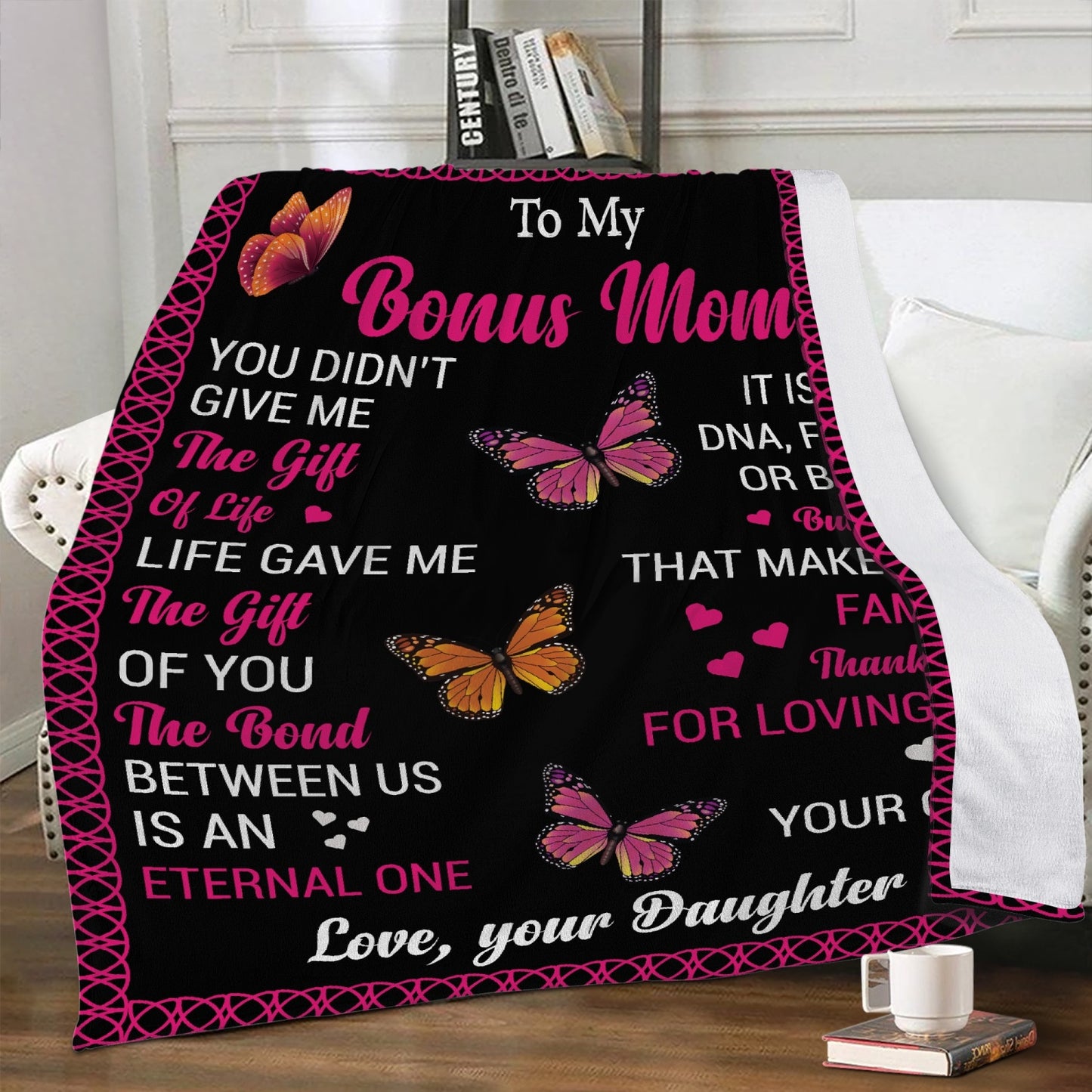 Bonus Mom Fleece Blanket