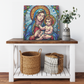 Virgin Mary and Baby Jesus Canvas Wall Art