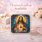 Sacred Heart of Jesus Necklace or Keychain, Catholic Necklace, Christian Jewelry, Religious Keepsake Gift
