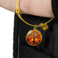 Stained Glass Tree of Life Necklace and Bracelet