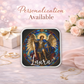 Archangel Michael Necklace or Keychain, Saint Michael Catholic Necklace, Protection Jewelry, Religious Keepsake Gift