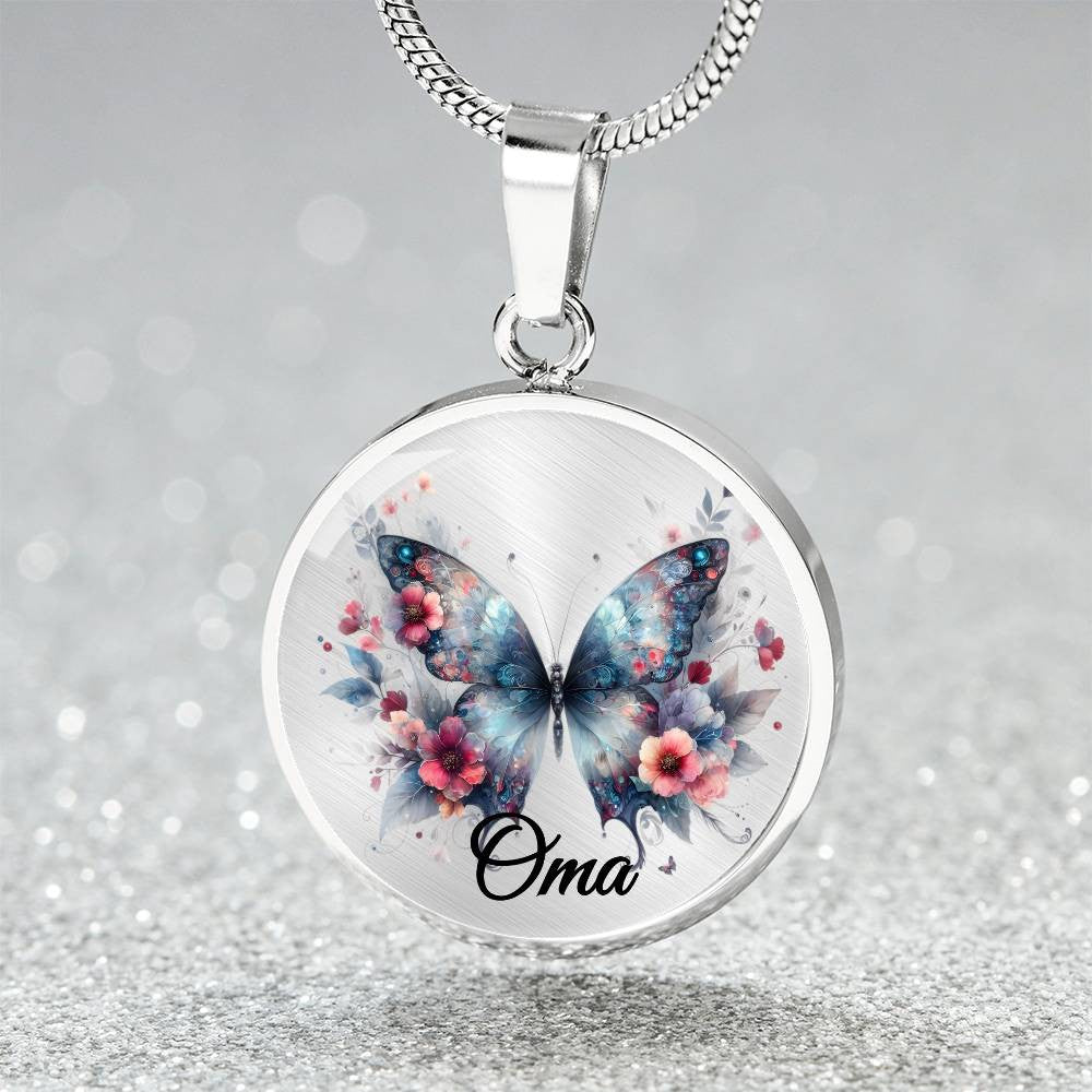 Silver Butterfly Necklace