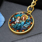 Virgin Mary and Baby Jesus Ornament and Keychain