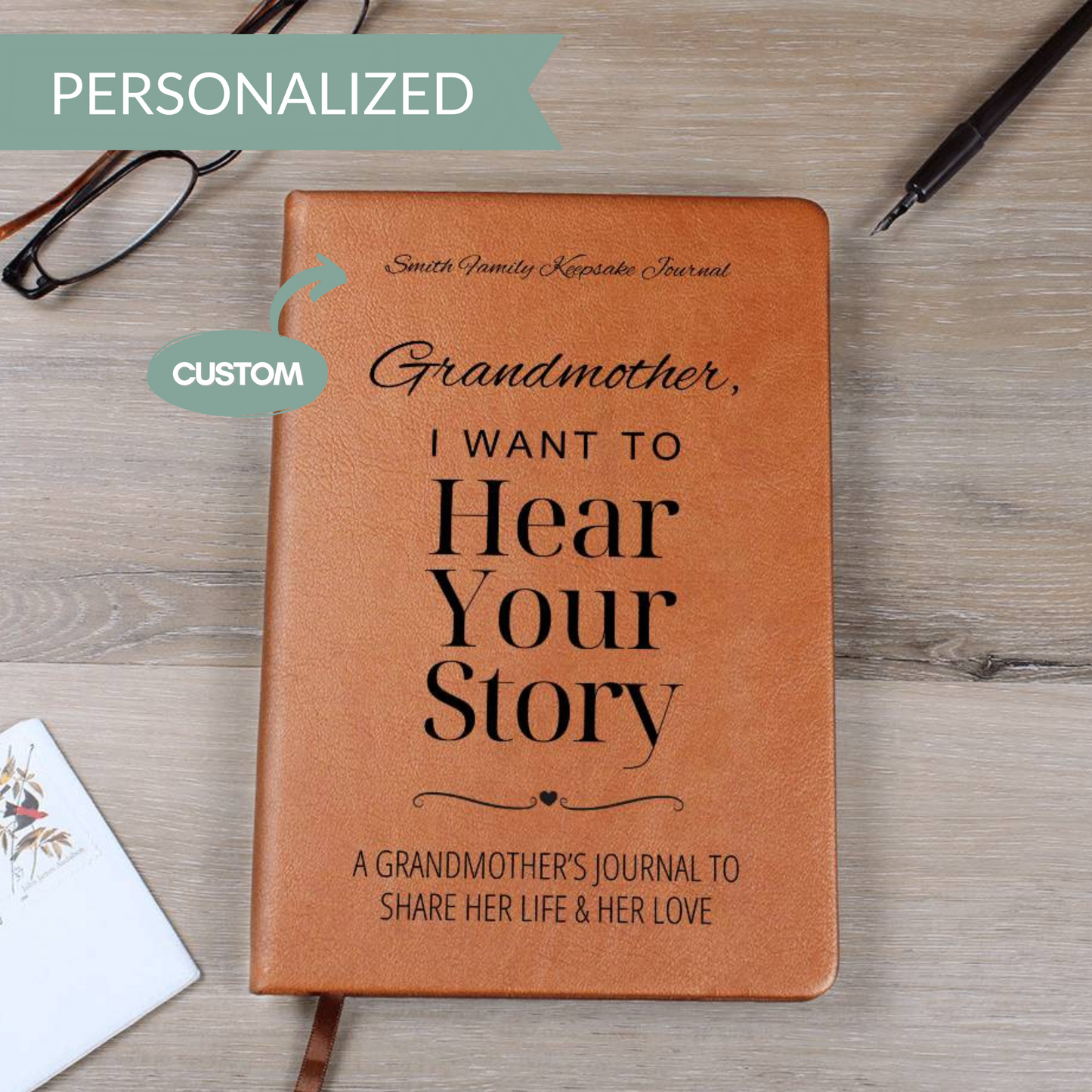 Personalized Grandmother Memory Book Journal