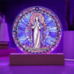 Personalized Virgin Mary Art Plaque