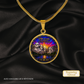 Mount Rushmore Necklace or Keychain Stained Glass Style USA Commemorative 250 Years of Liberty Limited Edition Keepsake
