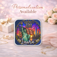 America 250 Years Necklace or Keychain Stained Glass Style Statue of Liberty NYC Commemorative Limited Edition