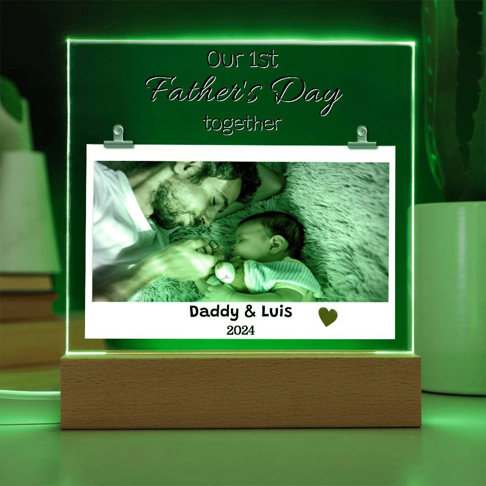 Personalized 1st Fathers Day Gift