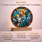 Virgin Mary Necklace or Keychain, Mary and Baby Jesus Jewelry, Catholic Necklace for Women, Christian Gift, Religious Pendant
