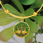 Stained Glass Tree of Life Jewelry - Silver and Gold