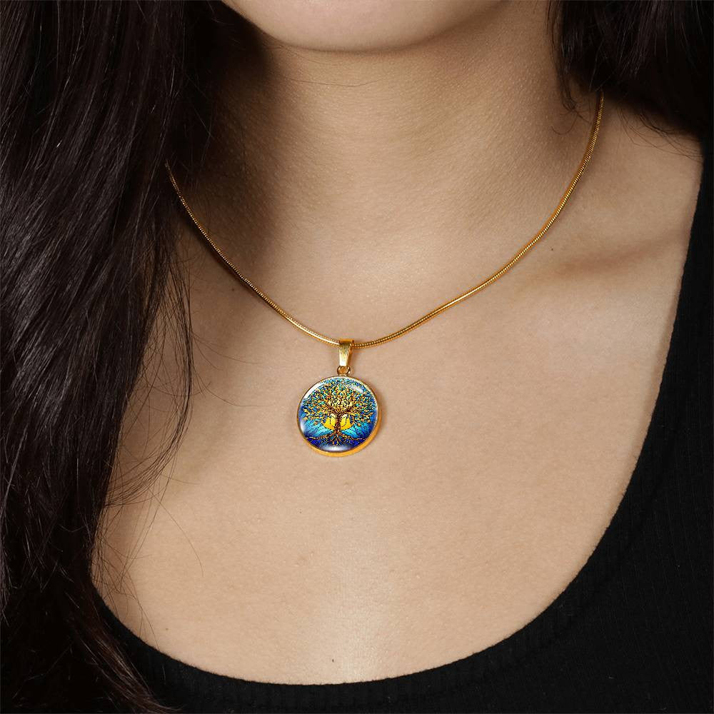 Stained Glass Jewelry - Necklace and Bangle