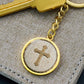 Ornate Cross Necklace or Keychain, Catholic Necklace for Women, Christian Jewelry Gift, Elegant Religious Pendant Gift